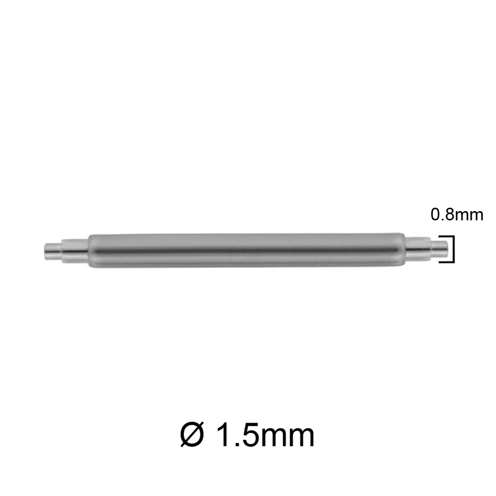 18mm to 24mm XDS Ø 1.5mm - Spring bars for watch strap - 316L stainless steel - 0.8mm - 2 pcs