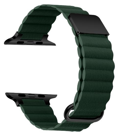 11 Farben – Uhrenarmband – Mikrofaser-Leder – Kompatibel mit Apple Watch – Magnetschnalle