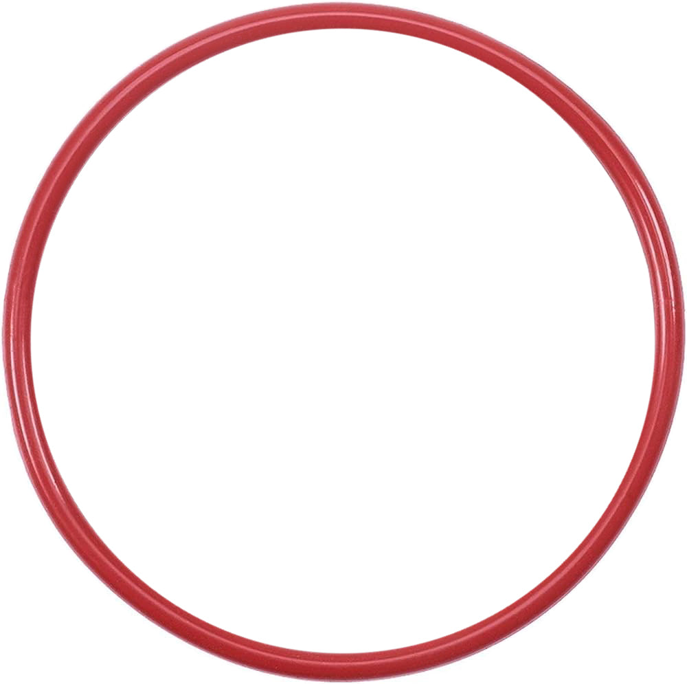 Uhrendichtungen - Hartplastik, rot - T 0,58mm / H 0,90mm