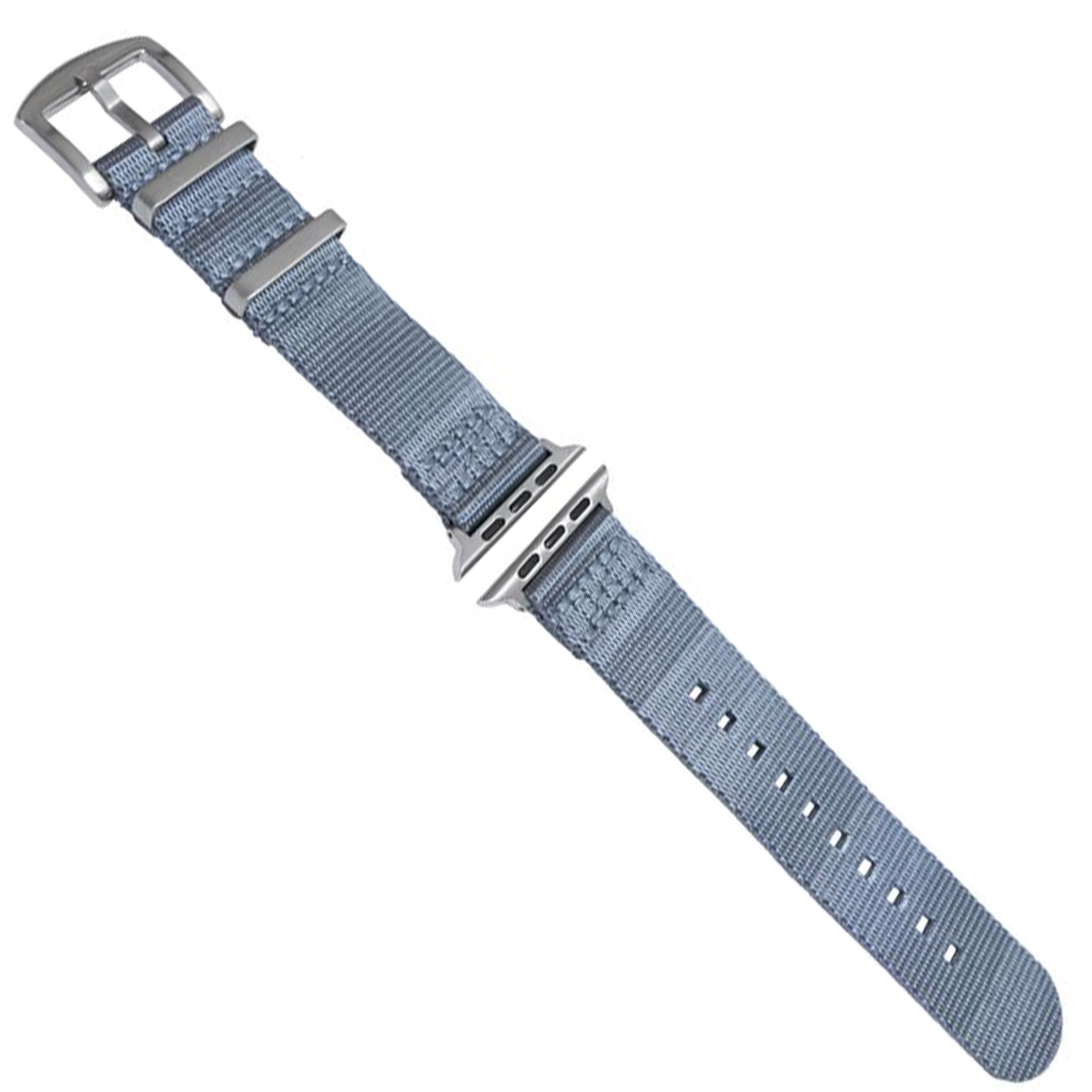 3 Color - Nato 2 pieces - Watch Strap - Compatible with Apple Watch - James Bond 007 - Nylon