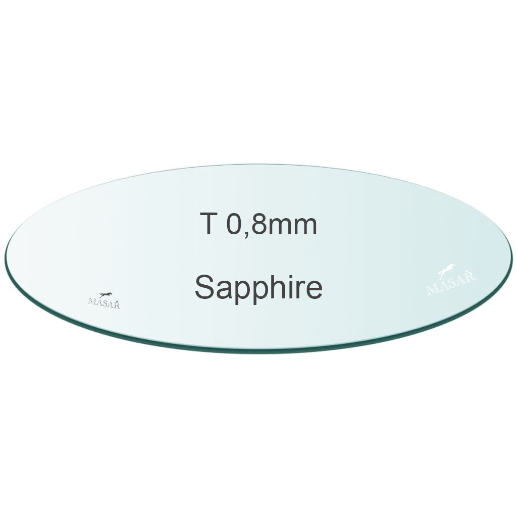 Premium Flat Watch Glass – Round Sapphire – Thickness 0.8mm - Ø 29.0mm to 40.0mm - 1 Pcs