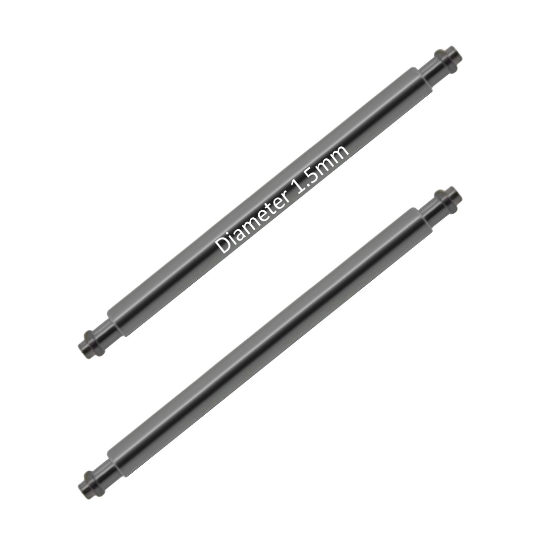 8mm to 22mm XSF Ø 1.5mm - Spring bars for watch strap - Stainless steel - Short / Short tip - 0.7mm - 2 pcs