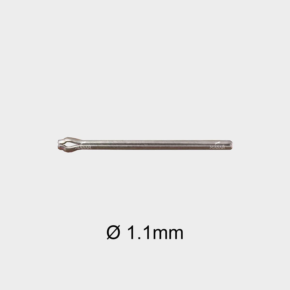 Premium Ø 1.1mm - 12mm to 29mm - Split Pin - for Watch Strap - 316L Stainless Steel - 2 Pcs