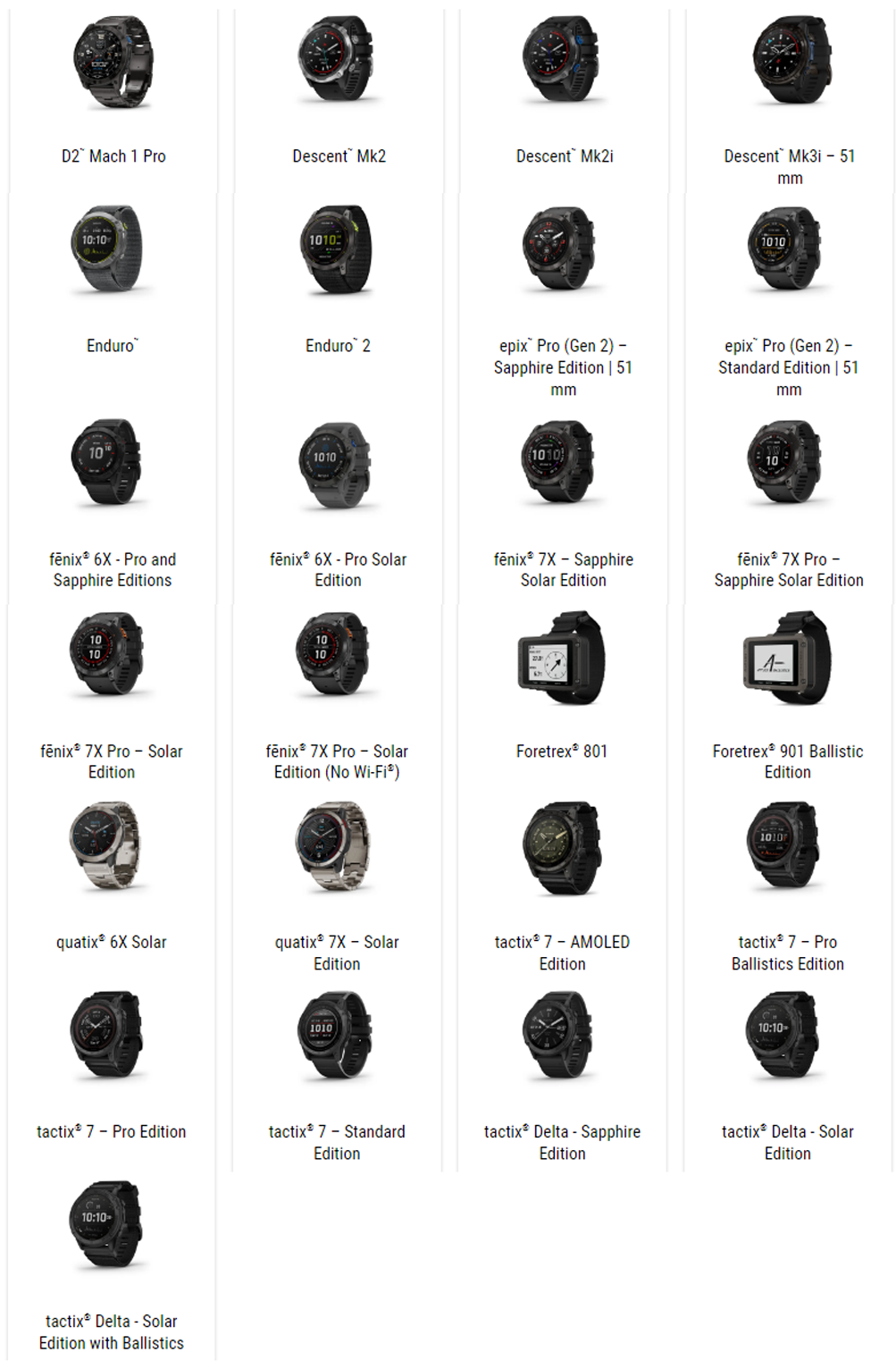 Compatible Garmin LXS 26mm Ø 2.5mm - Spring Bars, Pin Strap Bracelet Band - 316L Stainless Steel - 2 Pcs