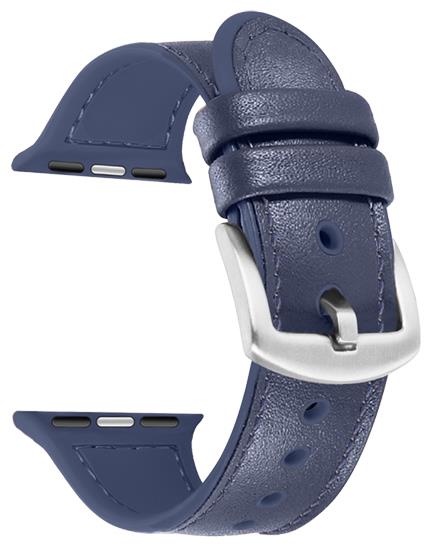 4 Color - Watch Strap - Hybrid Leather / Silicone - Compatible with Apple Watch