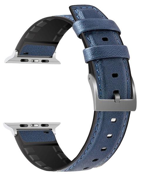4 Color - Watch Strap - Hybrid Leather TPU - Compatible with Apple Watch