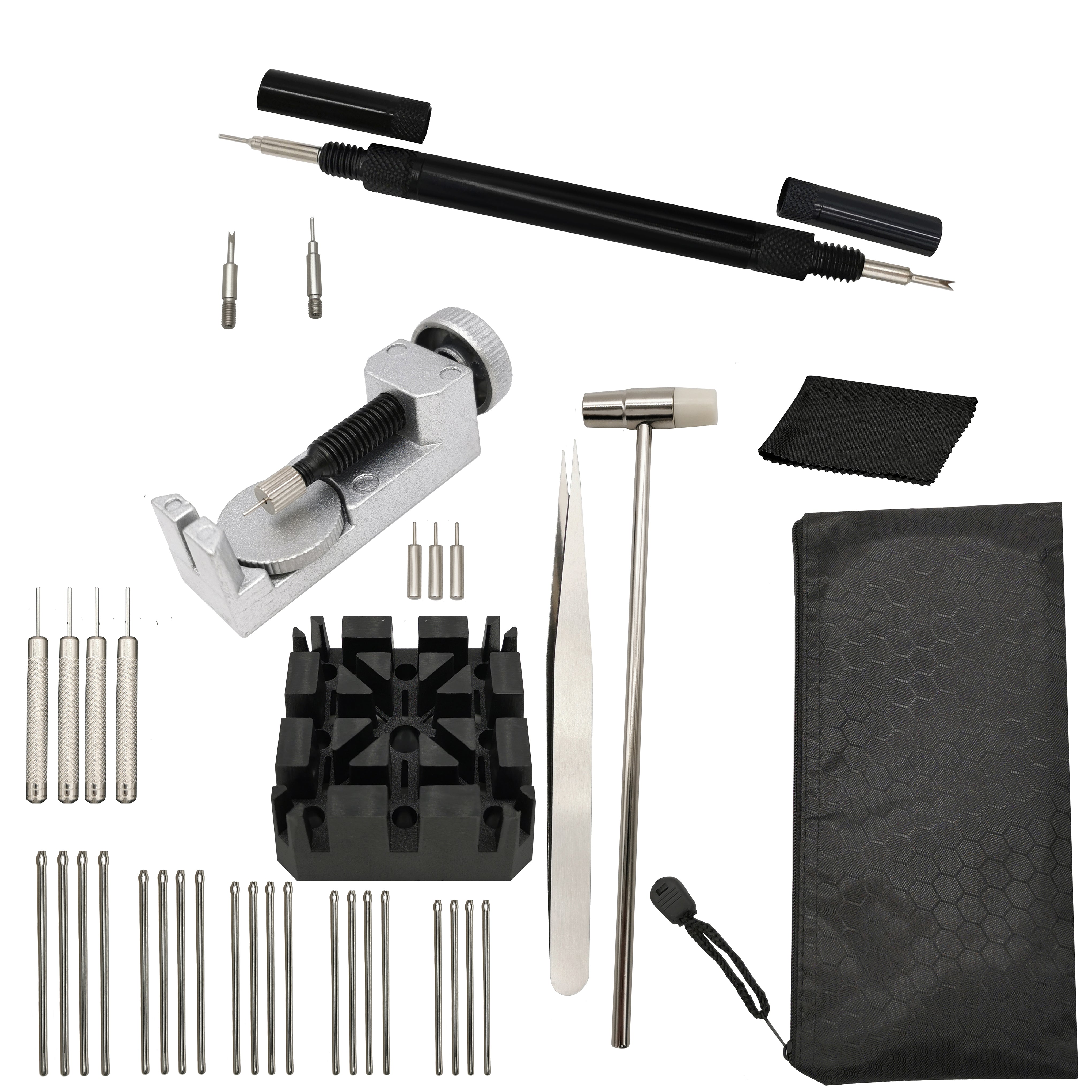 Kit - Reparaturwerkzeuge - Glieder - Uhrenarmbänder - Splinttreiber, Zubehör