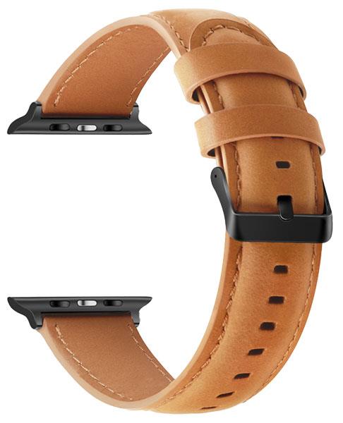 3 Color - Watch Strap - Leather Buckle Black - Compatible with Apple Watch