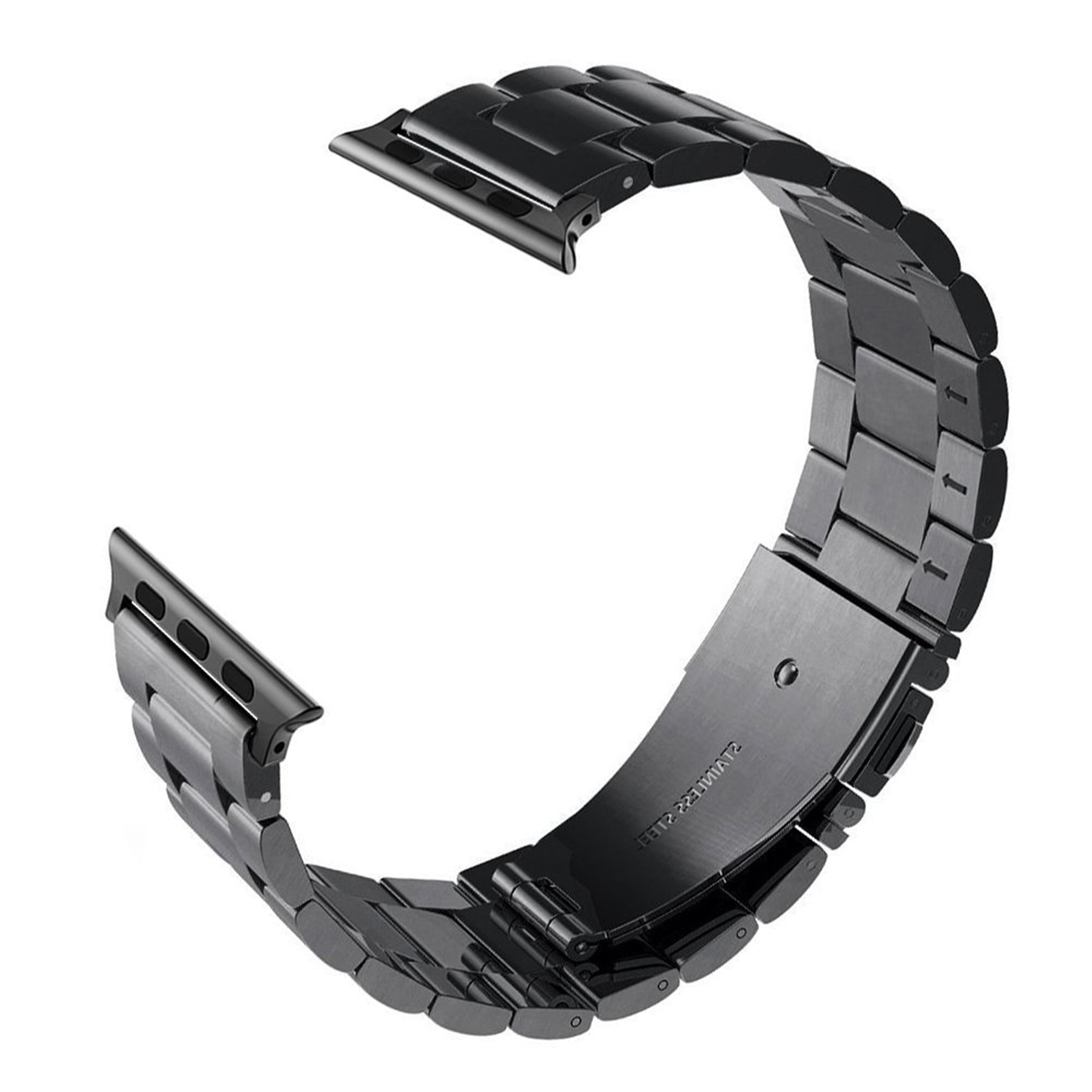 3 Color - Watch Strap - Compatible with Apple Watch - 3 Row Links 304L Stainless Steel