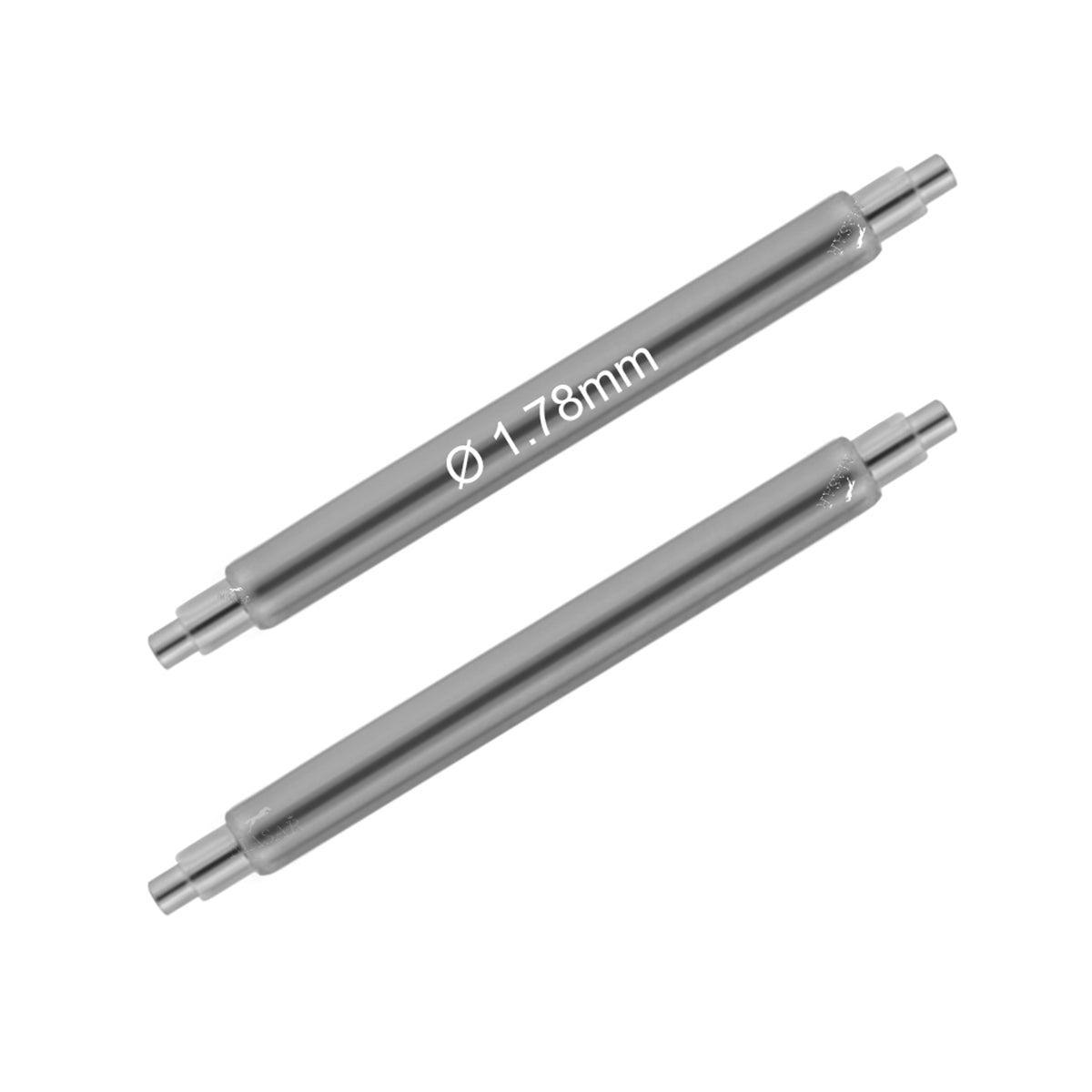 18mm to 24mm XDS Ø 1.78mm - Spring bars for watch strap - 316L stainless steel - 0.8mm - 2 pcs