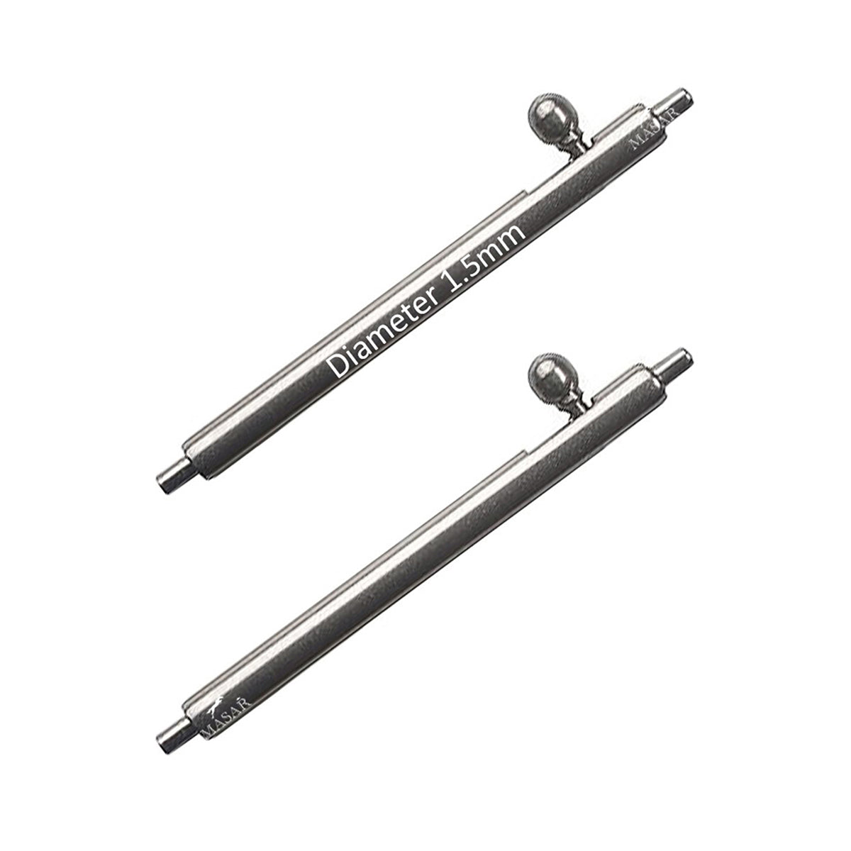 Watch strap barrette Quick Release lug Diameter 1.5 mm spring bar pin - 2 Pcs