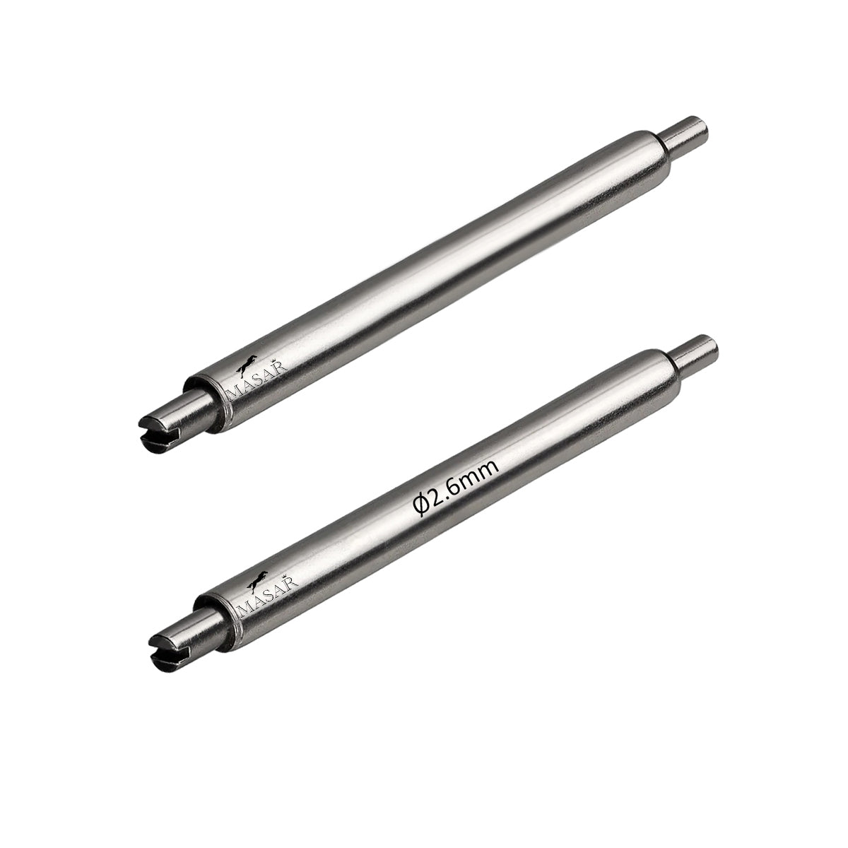 Perni, Barrette, Panerai Compatible Cinturino Compatibility Bar – Ø 2.6 mm – 316L Stainless Steel Acciaio – 2 Pcs