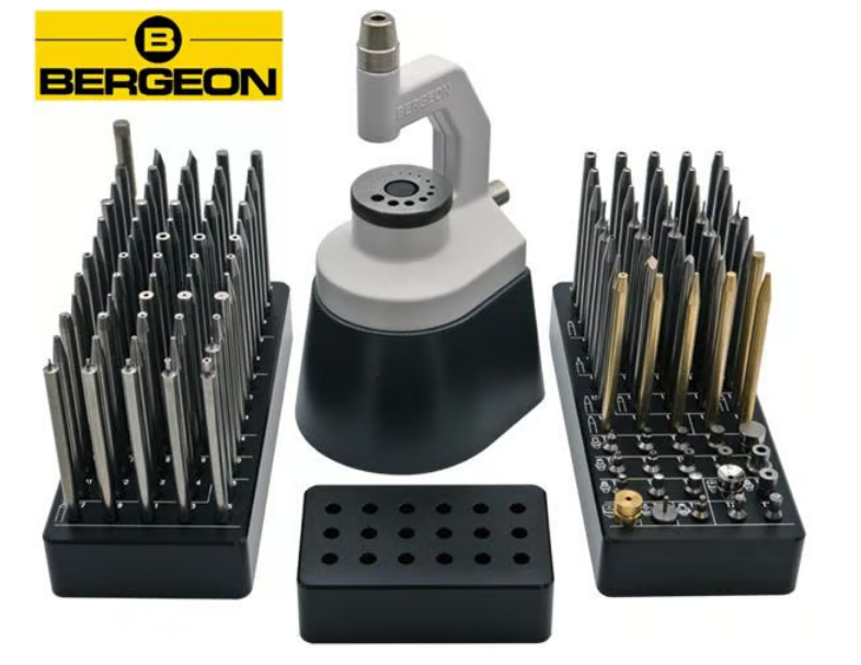 Bergeon 15285D - Riveting, Straightening, Chasing Stem Kit