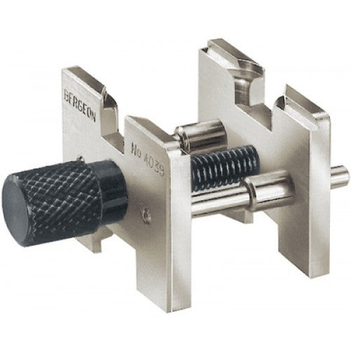 Bergeon 4040 / 4039 - Extendable and reversible workpiece holder, nickel-plated brass, Universal movement support 