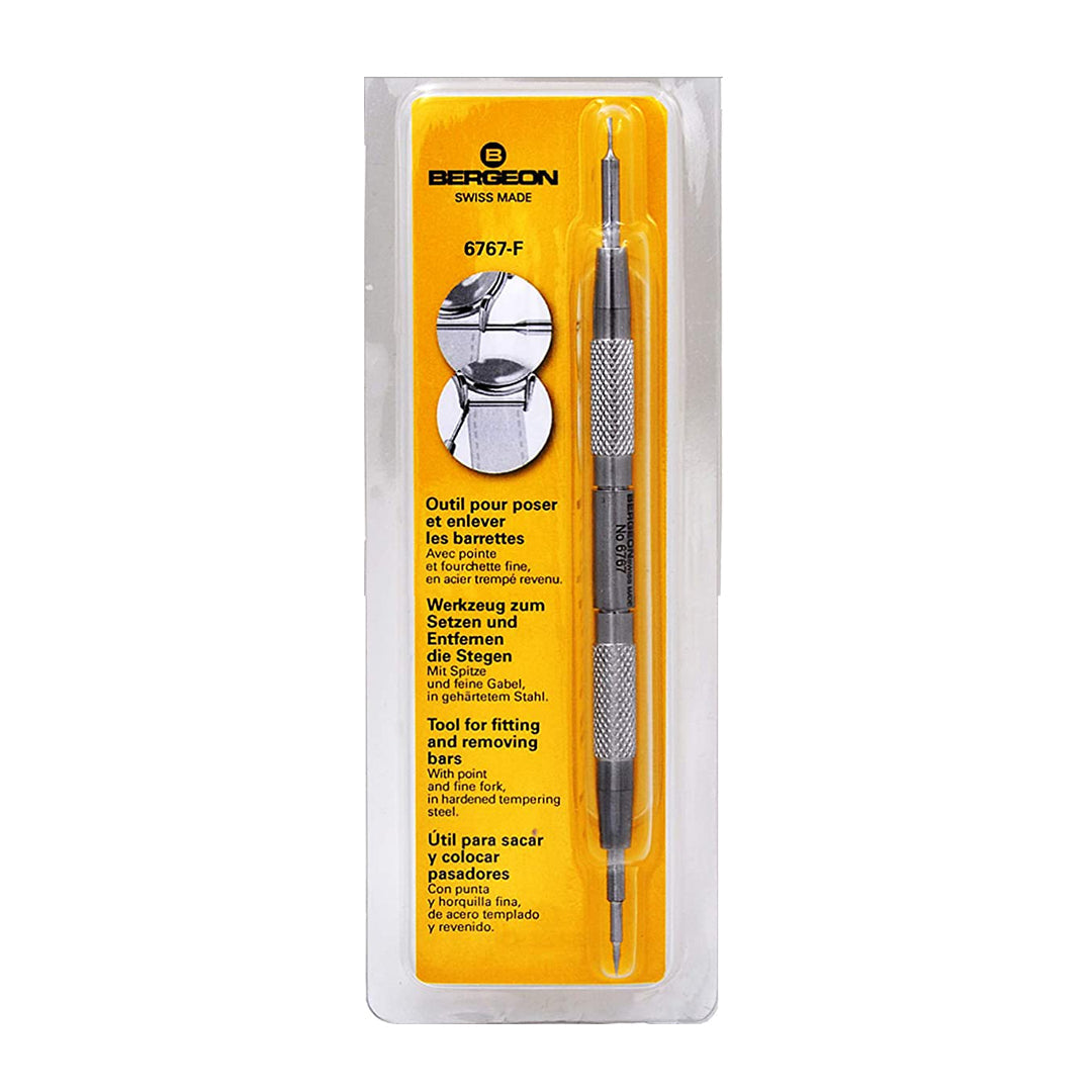 Bergeon 6767 F or S Spring Bar Tool - Forks and Points, Thin or Wide