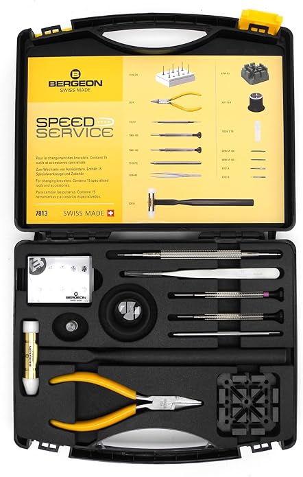 Bergeon 7813 - Professional watchmaker's kit for adjusting watch straps