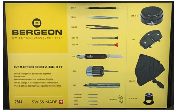 Bergeon 7814 - Professional Watchmaker Kit - Perfect for Beginners