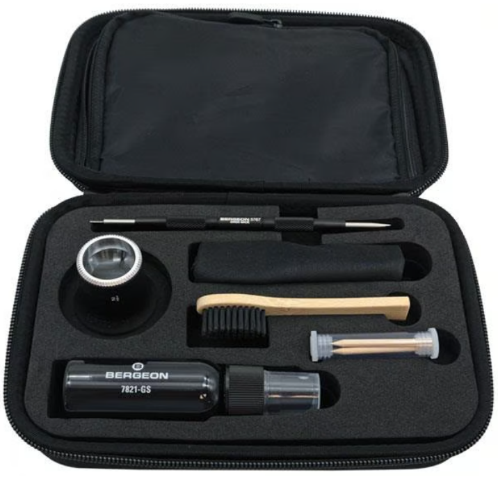 Bergeon 7821-TK3 - Improved Watchmaker's Travel Maintenance Kit