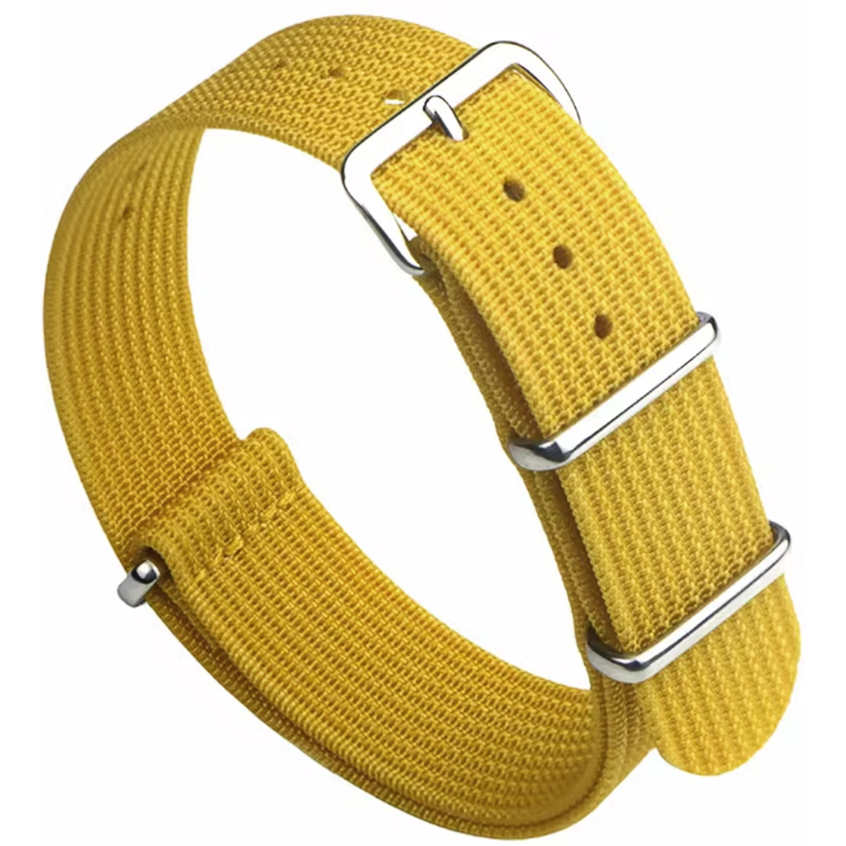 Briston Compatible Watch Strap - Mustard Yellow Nato