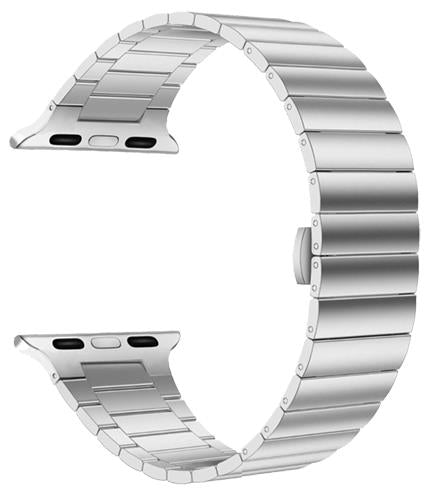 1 Color - Watch Strap - Steel - Compatible with Apple Watch - 1 Row Links