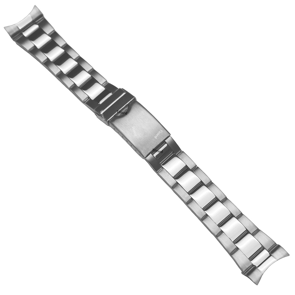 Compatible Rolex Oyster Watch Strap - Curved Ends for Men - 18, 20, 22 mm