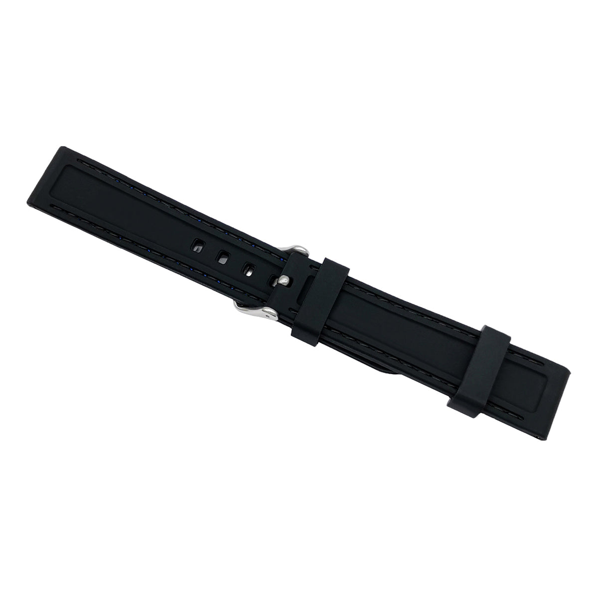 Citizen Compatible Silicone Watch Strap – Black – 5.8mm Thickness