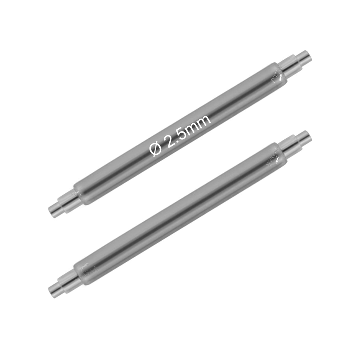 18mm to 24mm Ø 2.5mm - Spring Bars for Compatible Seiko - Watch Strap - Stainless Steel - 1.1mm - 2 pcs