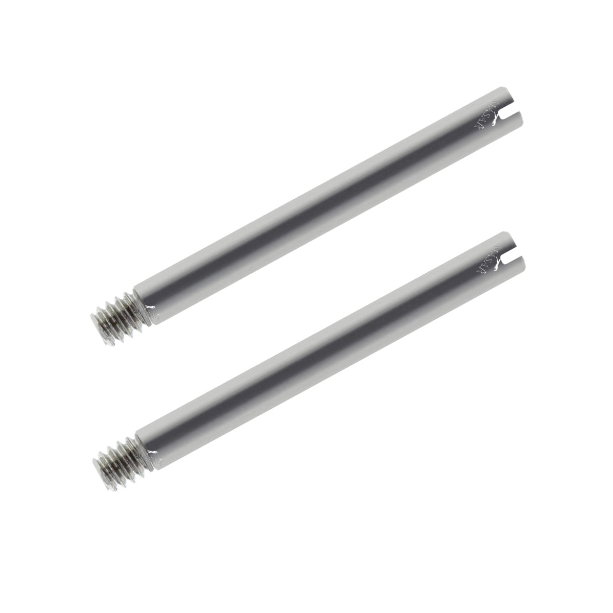 Screw Pin Compatible with Rolex / Tudor among others - for Watch Bracelet Links - Stainless Steel - 2 Pcs