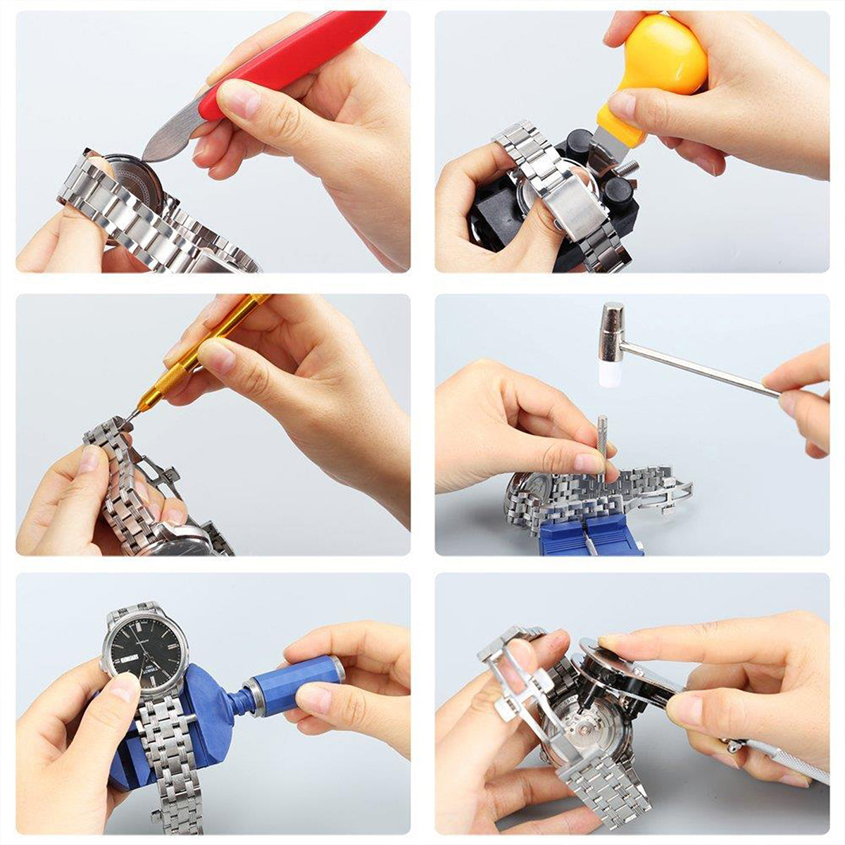 Watch Repair Tool Kit - Bracelets - 147 Pcs