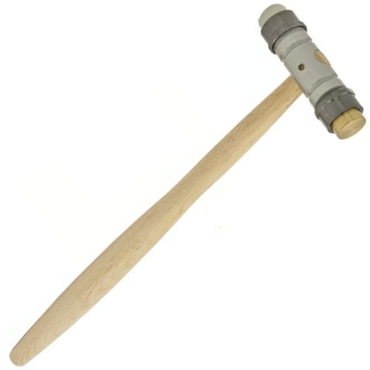 Uhrmacherhammer - Messingkopf, 102 g (235 x 65 x Ø 15 mm)