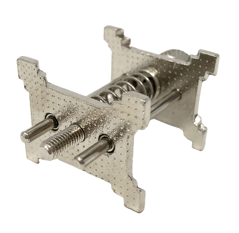Watch Movement Holder, Nickel Plated Brass - with 4 usable sides