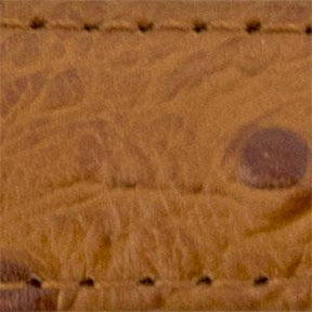 12mm to 20mm Ostrich - Cowhide Leather - Watch Strap - Silver Buckle - 3.6mm Padding