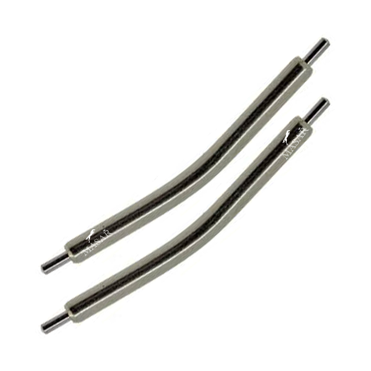 8mm to 26mm XSS Ø 1.8mm - Spring bars for watch strap - Stainless steel - Curved - Curved, Curved - 0.8mm - Swiss Made - 2 pcs