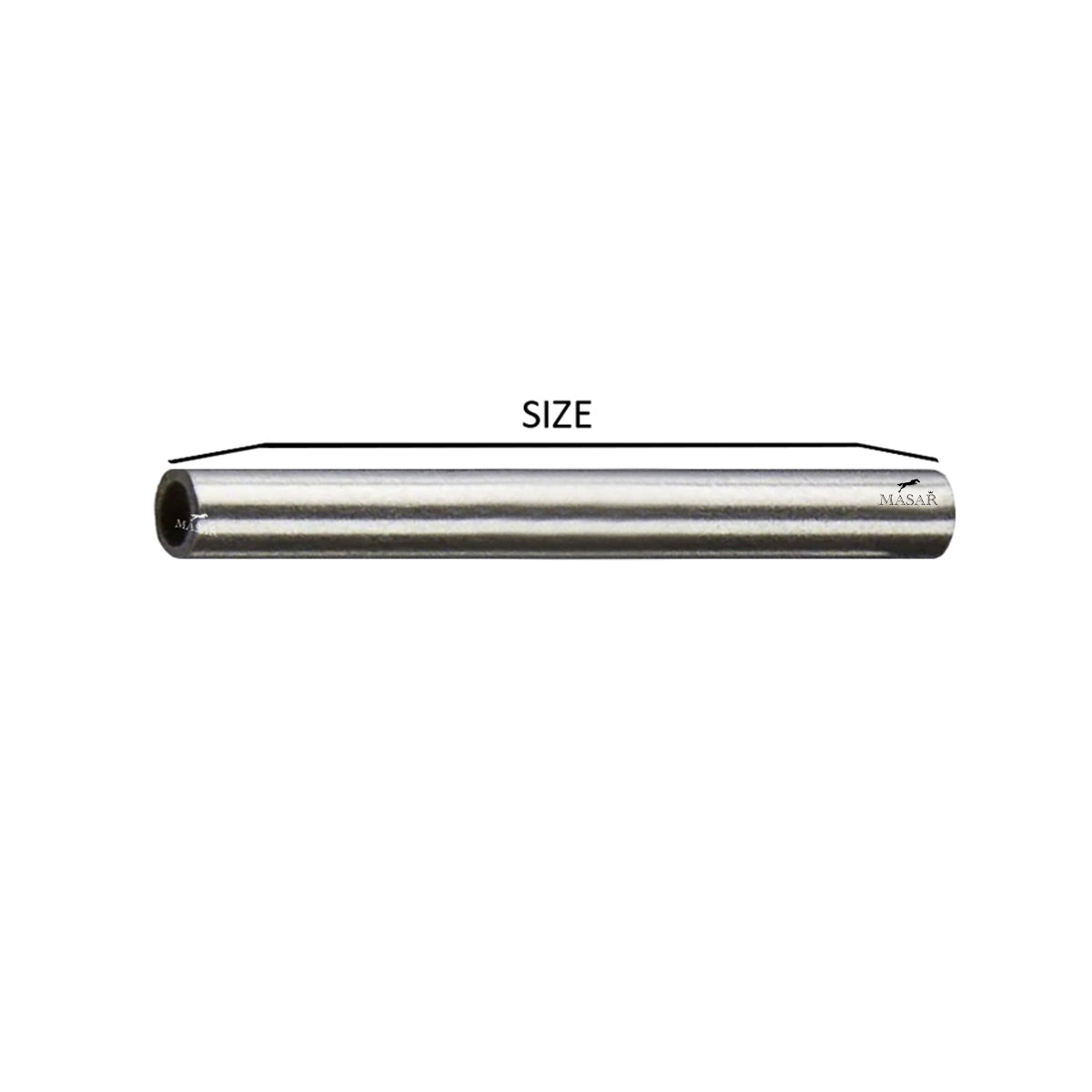 Tube Ø 1.8mm, Internal diameter 1.53mm for watch strap - Stainless steel - 2 Pcs