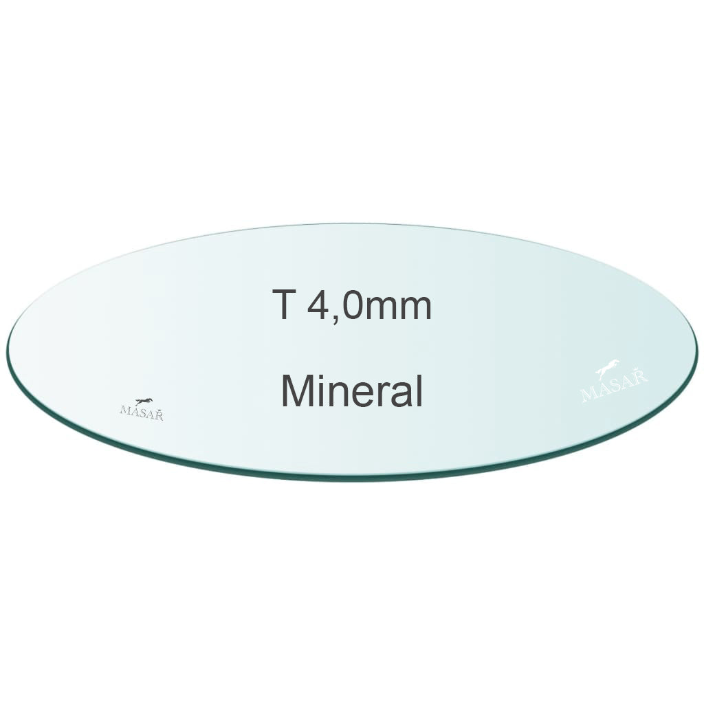 Premium Flat Watch Glass – Round Mineral Crystal – Thickness 4.0mm - Ø 25.0mm to 50.0mm - 1 Pcs
