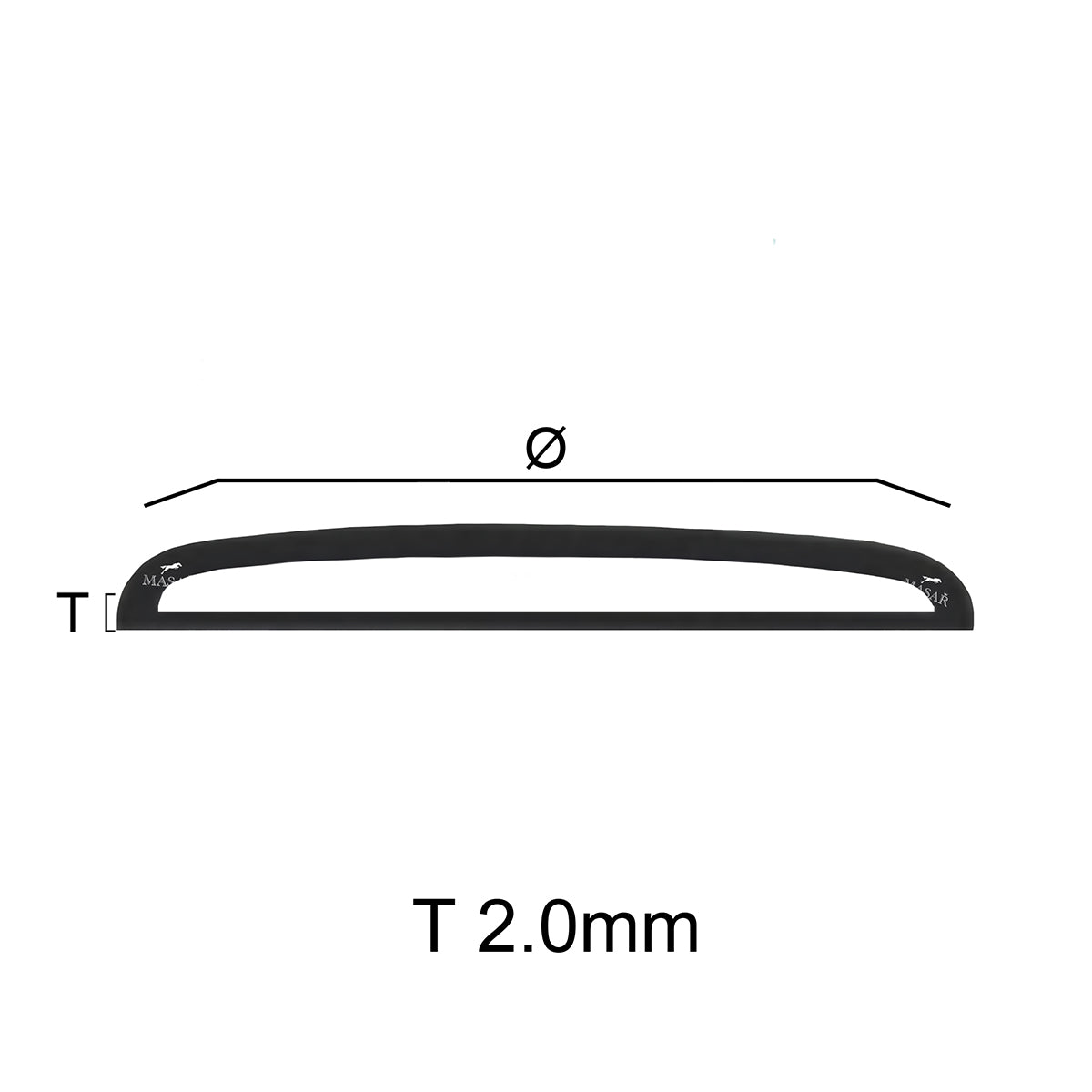 Uhrenglas - Acryl Ø 19,0mm bis 31,8mm - Gewölbte hohe Kuppel - Dicke T 2,0mm - Gesamthöhe 3,1mm bis 4,1mm - 1 Stück