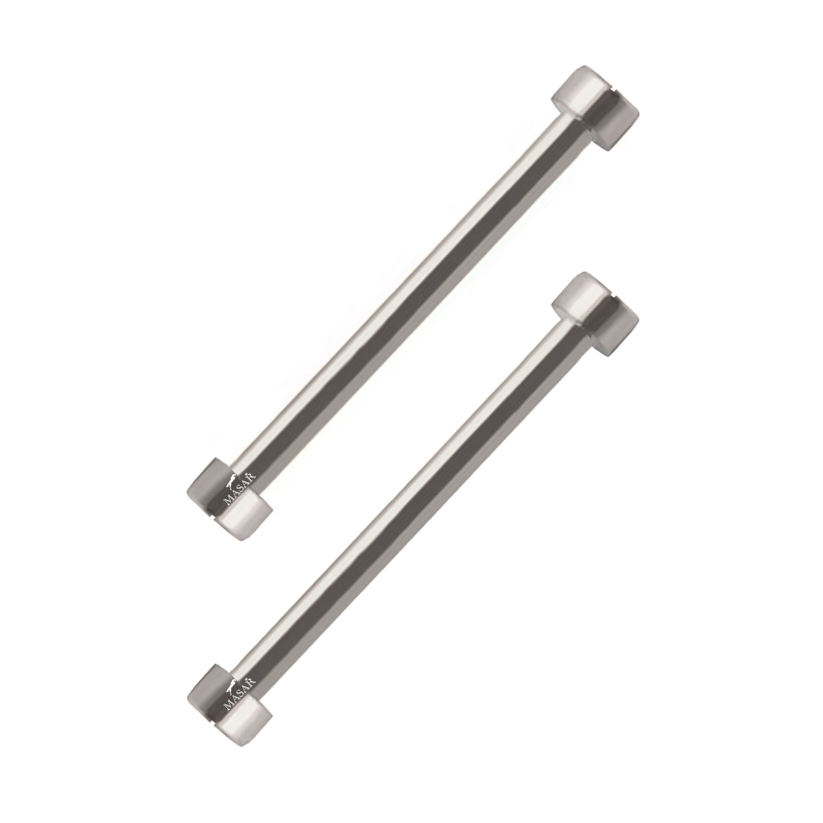 Screw Bars - Diameter 1.8mm, Head H Ø 3.0mm - Watch Strap Fastener - Silver - 2 Pcs