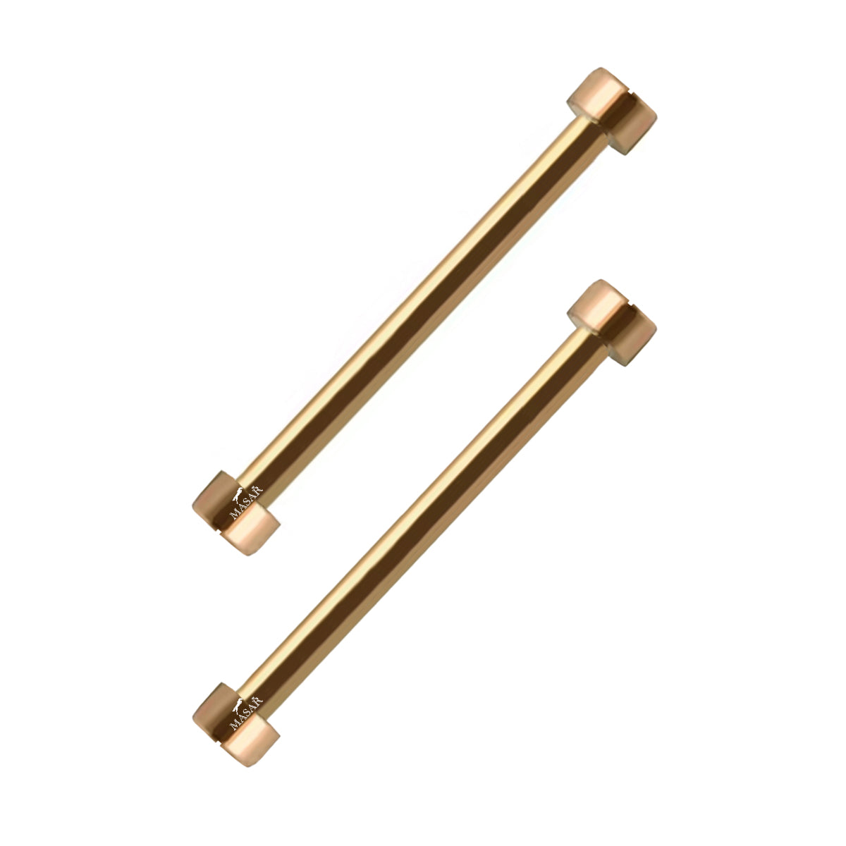 Screw Bars - Diameter 1.8mm, Head H Ø 3.0mm - Watch Strap Fastener - Gold - 2 Pcs