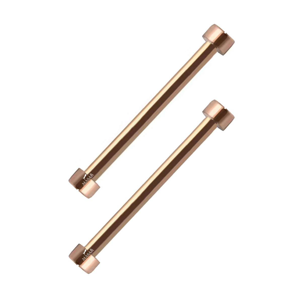 Screw Bars - Diameter 1.8mm, Head H Ø 3.0mm - Watch Strap Fastener - Rose Gold - 2 Pcs