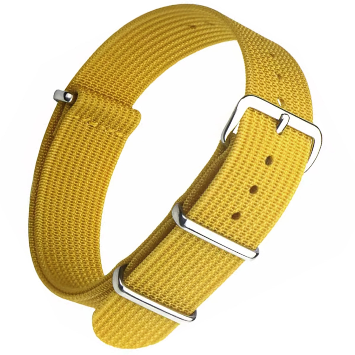 Briston Compatible Watch Strap - Mustard Yellow Nato