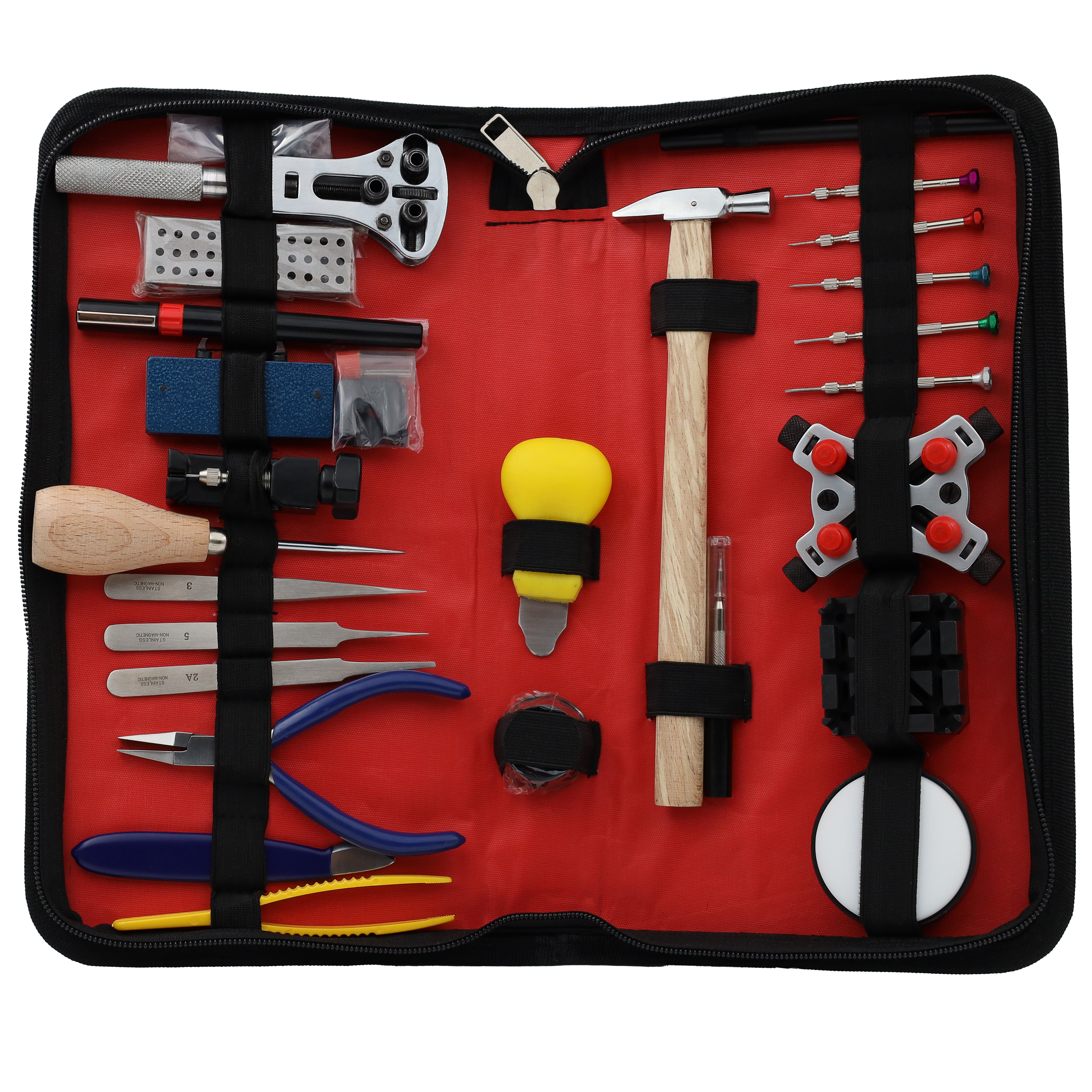 Uhrmacher-Werkzeugset - Leder - Reparatur und Wartung - Uhren - Armbänder