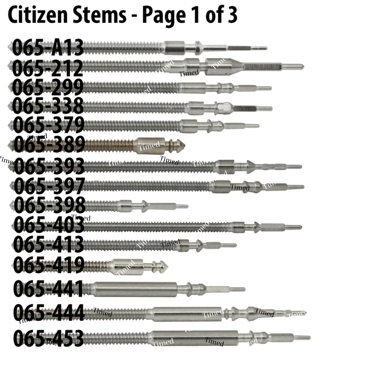 For Miyota / Citizen - Winding Stem - 1 Pc