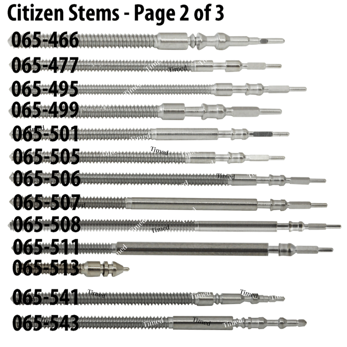 For Miyota / Citizen - Winding Stem - 1 Pc