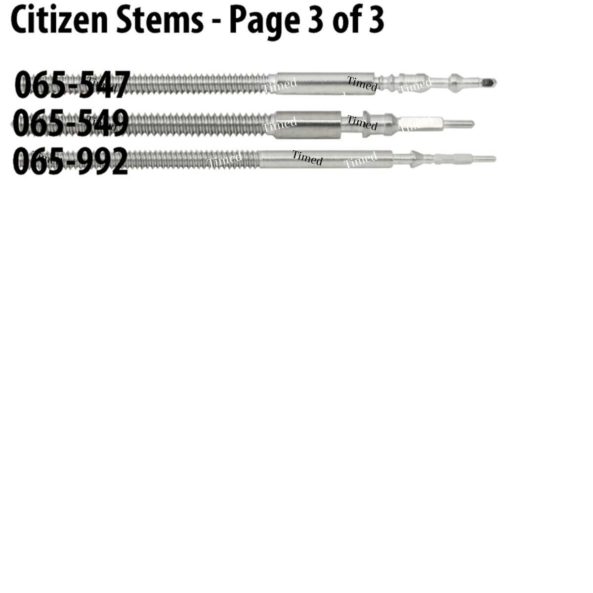 For Miyota / Citizen - Winding Stem - 1 Pc
