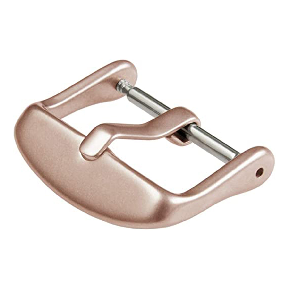 8 mm bis 28 mm – Schnalle, Verschluss für Uhrenarmband – 1,75 mm Zunge – Gebogene Vorderkante – Silber – Roségold – Schwarz