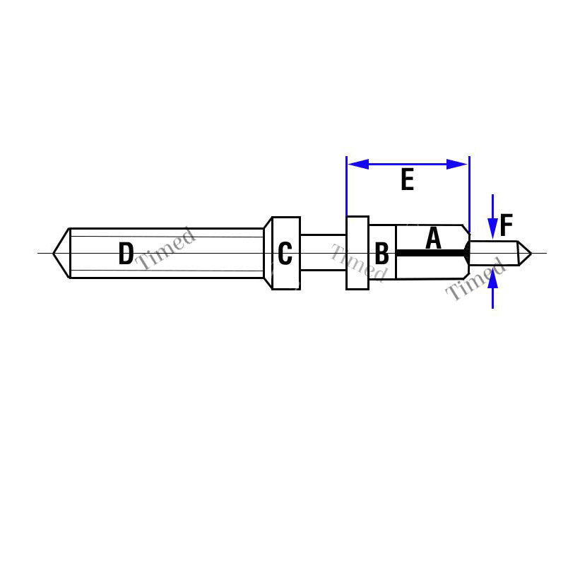 No.12 Stem - Winding Stem - 1 Pc ST6D401 For ST6DM