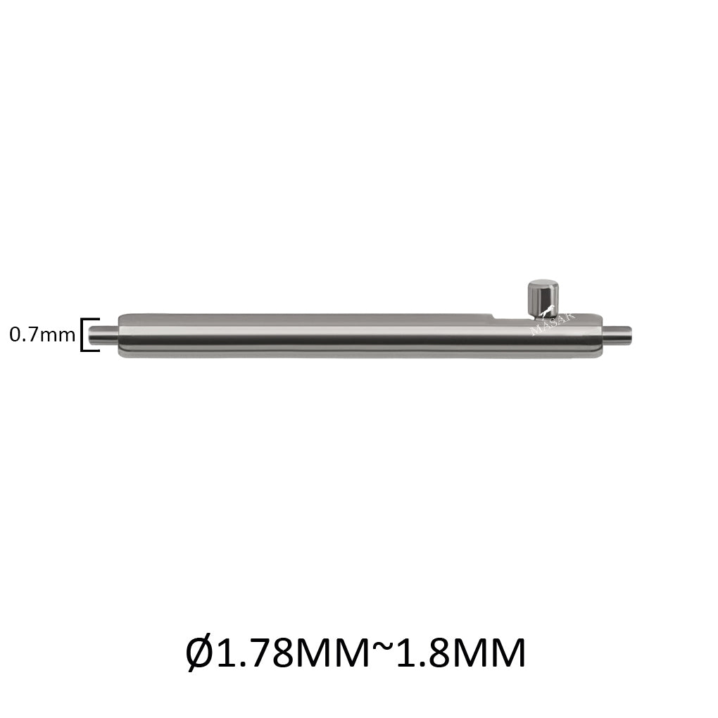 20mm / 22mm XES Ø 1.8mm - Watch Strap Spring Bars - 316L Stainless Steel - Quick Release Lever - 0.7mm - 2 pcs