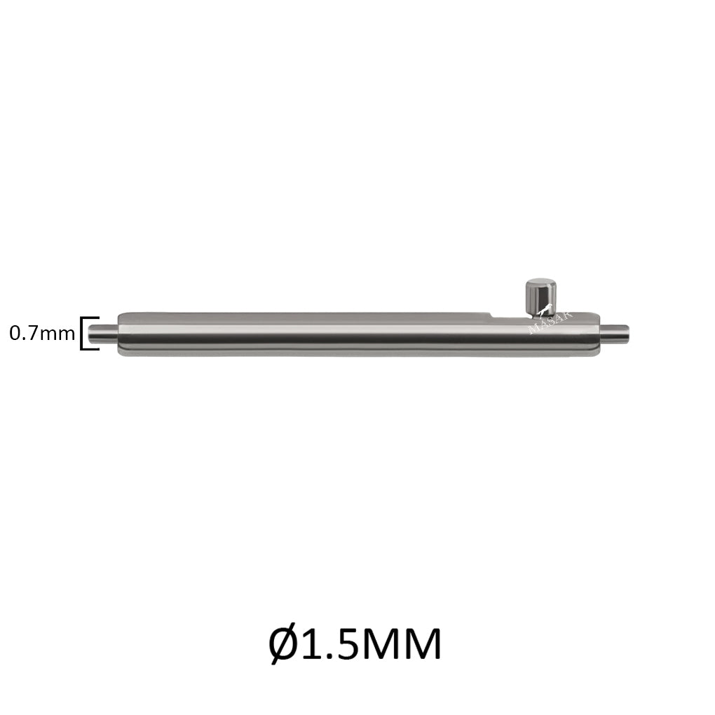 20mm / 22mm XES Ø 1.5mm - Watch Strap Spring Bars - 316L Stainless Steel - Quick Release Lever - 0.7mm - 2 pcs